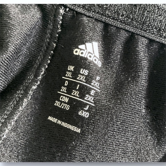 Adidas Men's Adjustable Waist Joggers Black Sz 2XL - Picture 8 of 10